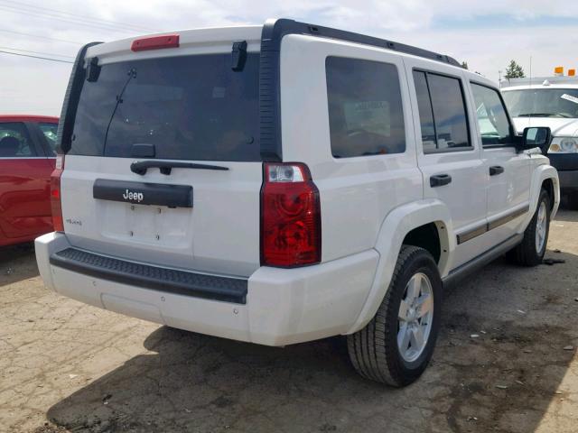 1J8HG48N96C244994 - 2006 JEEP COMMANDER WHITE photo 4
