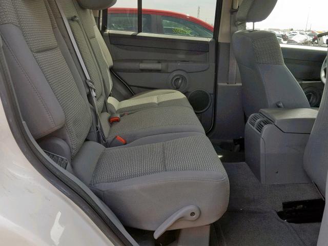 1J8HG48N96C244994 - 2006 JEEP COMMANDER WHITE photo 6