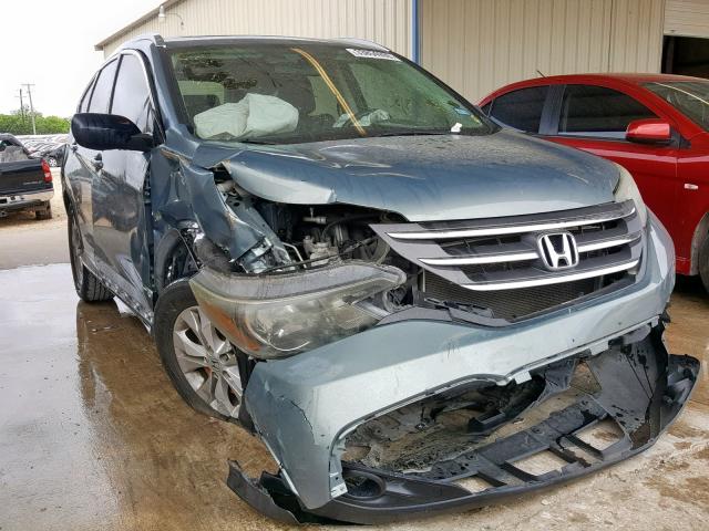 5J6RM3H77CL003313 - 2012 HONDA CR-V EXL GREEN photo 1