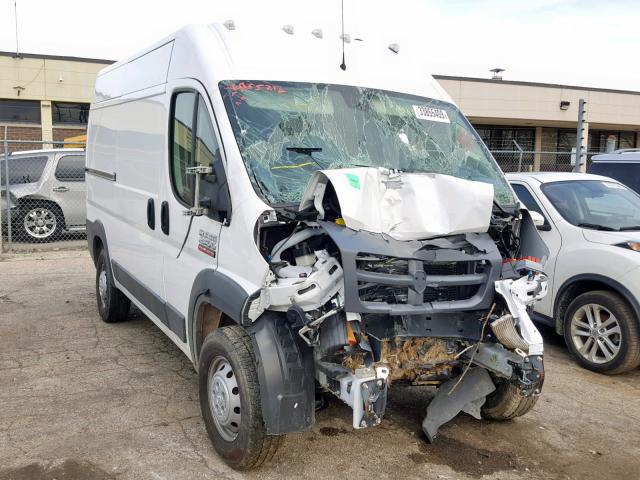 3C6TRVCG4JE134891 - 2018 RAM PROMASTER 白色 照片 1