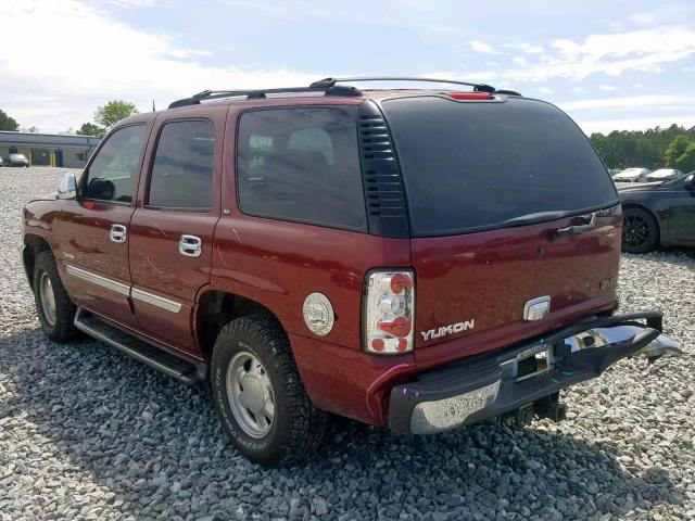 1GKEC13Z03J101412 - 2003 GMC YUKON RED photo 3