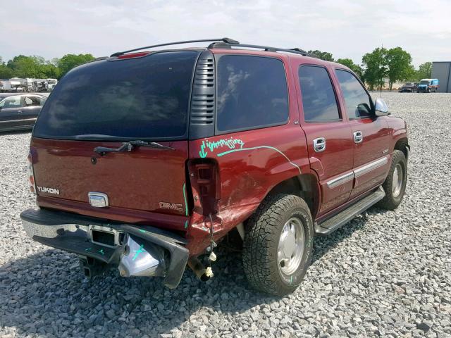 1GKEC13Z03J101412 - 2003 GMC YUKON RED photo 4