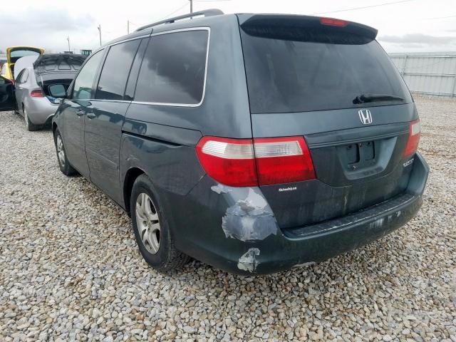 5FNRL38405B402701 - 2005 HONDA ODYSSEY EX  photo 3