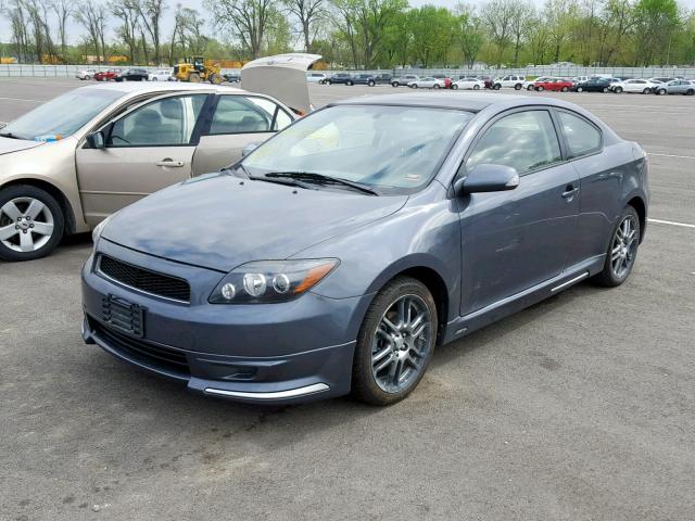 JTKDE167280272616 - 2008 TOYOTA SCION TC GRAY photo 2