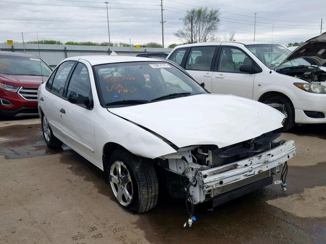 1G1JF52F847371320 - 2004 CHEVROLET CAVALIER L WHITE photo 1