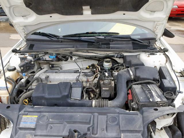 1G1JF52F847371320 - 2004 CHEVROLET CAVALIER L WHITE photo 7