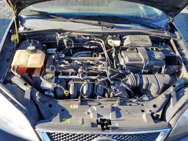 1FAFP31N47W298289 - 2007 FORD FOCUS ZX3 BLACK photo 7