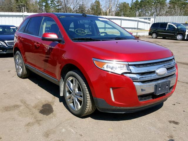 2FMDK4KC4CBA37593 - 2012 FORD EDGE LIMIT MAROON photo 1