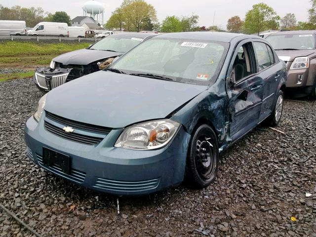 1G1AT58H697155281 - 2009 CHEVROLET COBALT LT BLUE photo 9