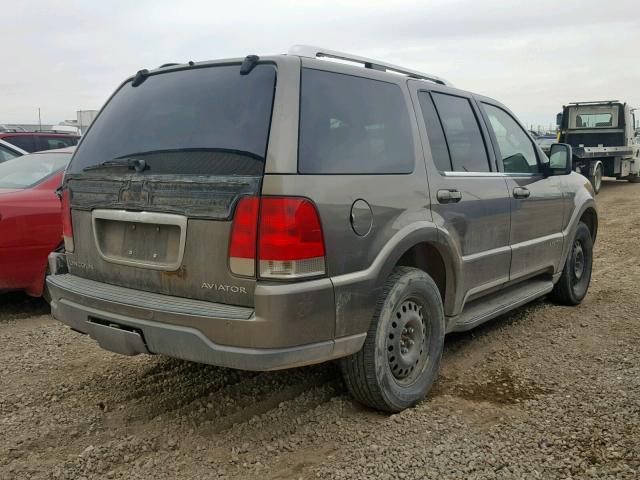 5LMEU88H74ZJ10637 - 2004 LINCOLN AVIATOR Qəhvəyi foto 4