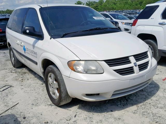 1D4GP45R16B682055 - 2006 DODGE CARAVAN SX WHITE photo 1