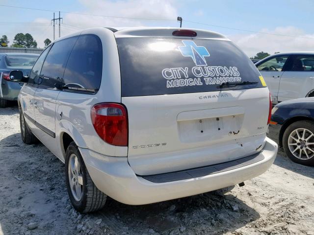 1D4GP45R16B682055 - 2006 DODGE CARAVAN SX WHITE photo 3