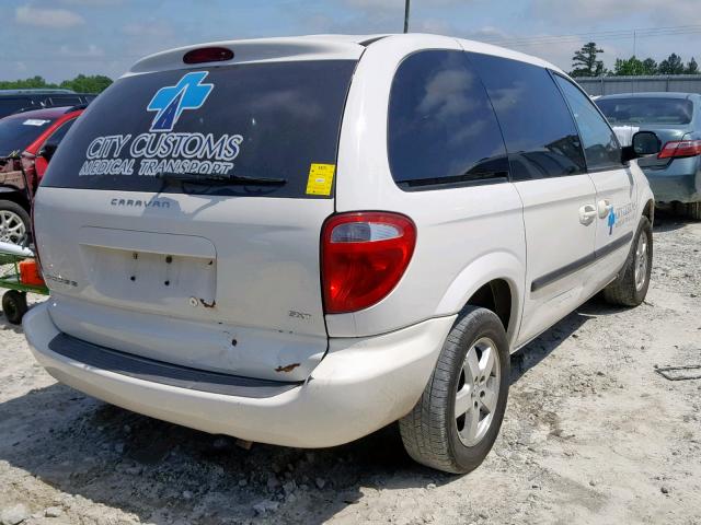 1D4GP45R16B682055 - 2006 DODGE CARAVAN SX WHITE photo 4