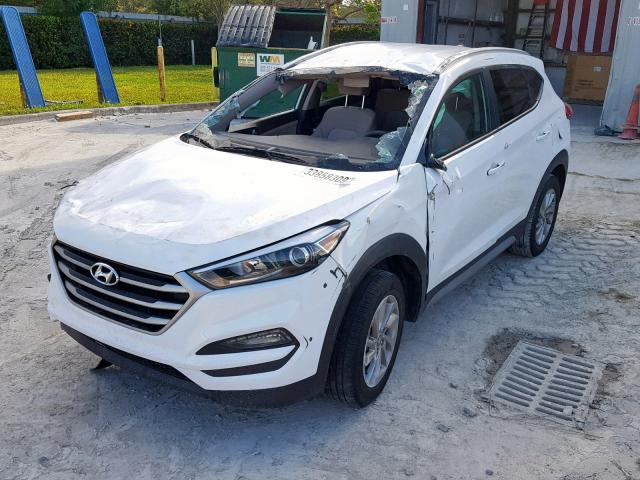 KM8J33A41HU364345 - 2017 HYUNDAI TUCSON LIM WHITE photo 2