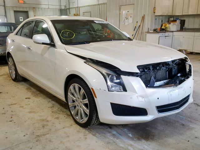 1G6AH5R31D0115853 - 2013 CADILLAC ATS LUXURY WHITE photo 1