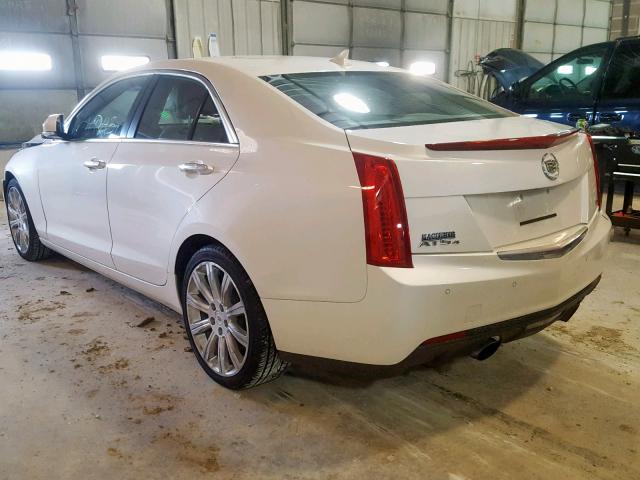 1G6AH5R31D0115853 - 2013 CADILLAC ATS LUXURY WHITE photo 3