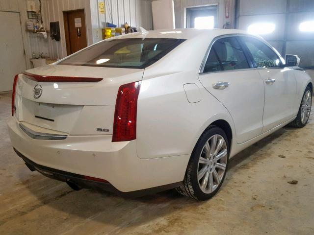 1G6AH5R31D0115853 - 2013 CADILLAC ATS LUXURY WHITE photo 4