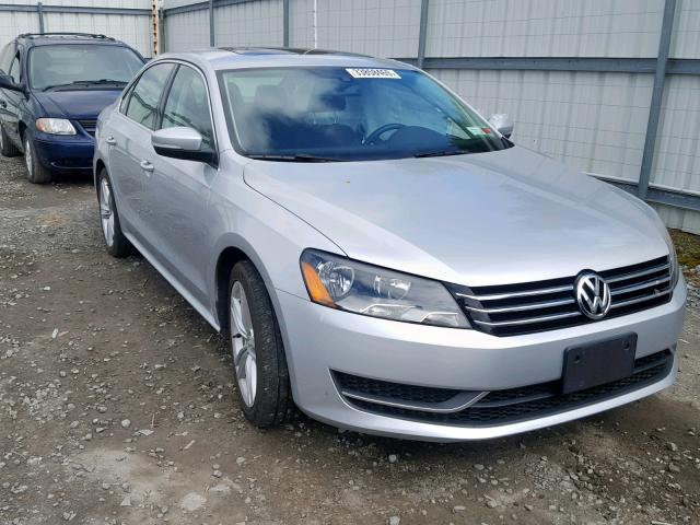 1VWBT7A31EC056243 - 2014 VOLKSWAGEN PASSAT SE SILVER photo 1