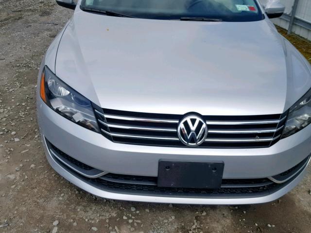 1VWBT7A31EC056243 - 2014 VOLKSWAGEN PASSAT SE SILVER photo 7