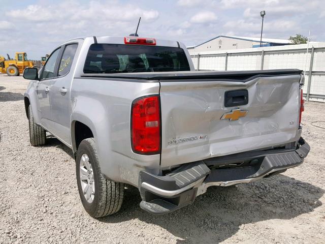 1GCGSCEN9J1257622 - 2018 CHEVROLET COLORADO L SILVER photo 3