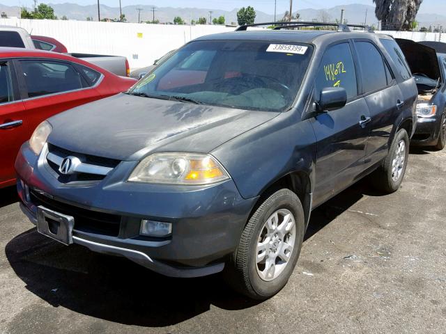 2HNYD18686H538112 - 2006 ACURA MDX TOURIN BLUE photo 2