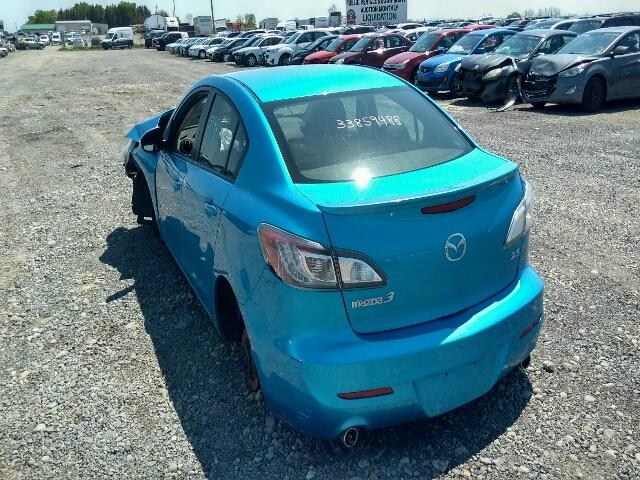 JM1BL1S53A1207105 - 2010 MAZDA 3 S BLUE photo 3