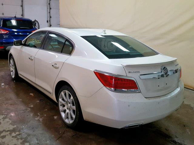 1G4GJ5E36DF213416 - 2013 BUICK LACROSSE T WHITE photo 3