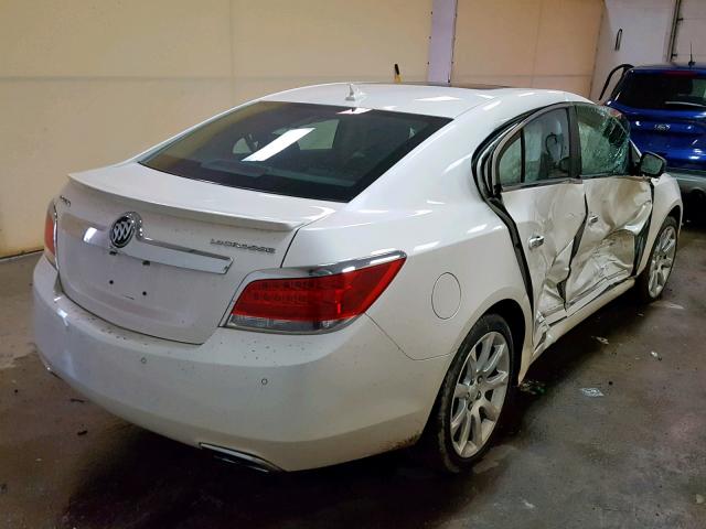 1G4GJ5E36DF213416 - 2013 BUICK LACROSSE T WHITE photo 4
