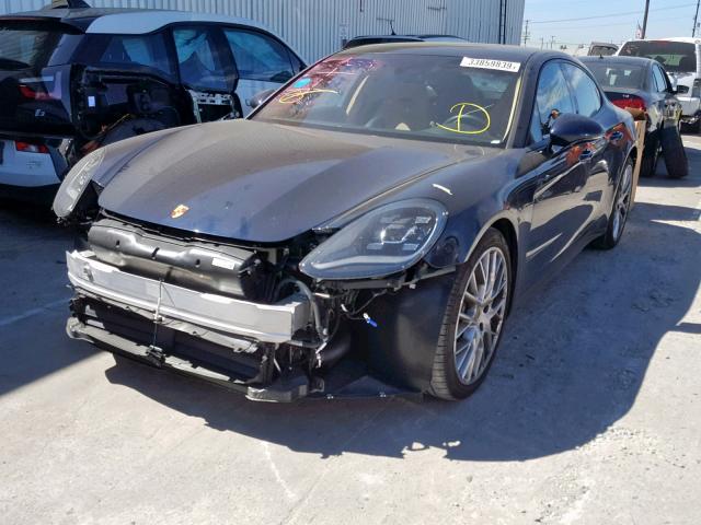 WP0AA2A78JL103286 - 2018 PORSCHE PANAMERA 4 BLUE photo 2