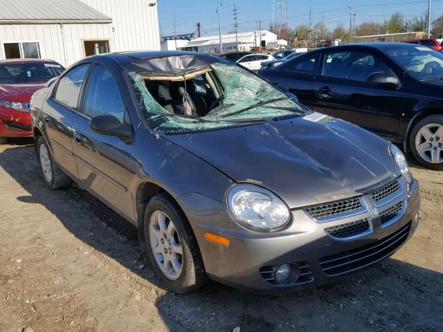 1B3ES56C03D252893 - 2003 DODGE NEON SXT GRAY photo 1