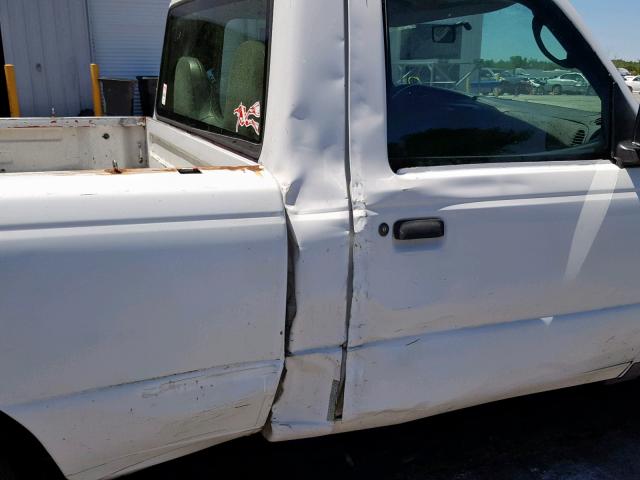 1FTYR10D03PA69526 - 2003 FORD RANGER WHITE photo 9