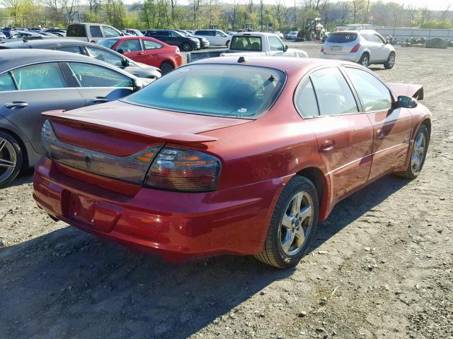 1G2HY52K84U168172 - 2004 PONTIAC BONNEVILLE RED photo 4