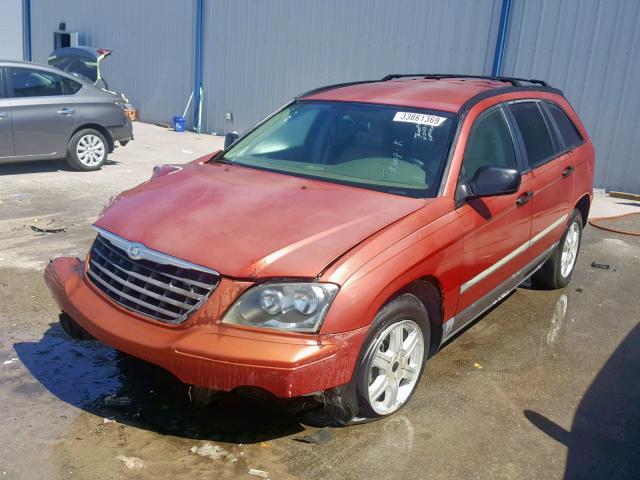 2A8GM48446R605700 - 2006 CHRYSLER PACIFICA RED photo 2