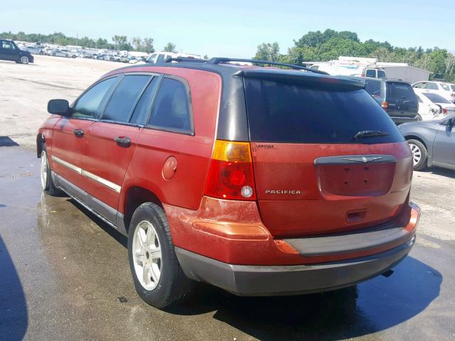 2A8GM48446R605700 - 2006 CHRYSLER PACIFICA RED photo 3