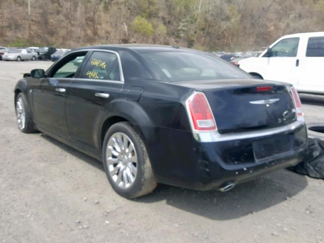 2C3CCAAGXDH699049 - 2013 CHRYSLER 300 BLACK photo 3