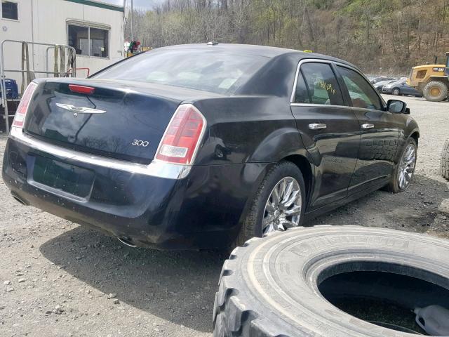 2C3CCAAGXDH699049 - 2013 CHRYSLER 300 BLACK photo 4