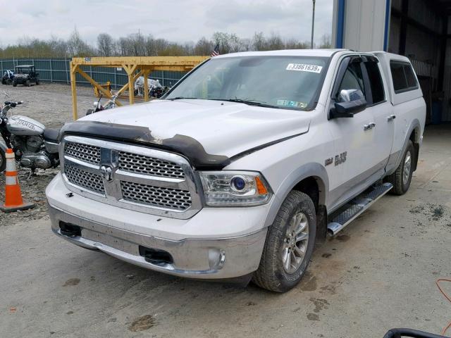 1C6RR7JT0ES171588 - 2014 RAM 1500 LARAM WHITE photo 2