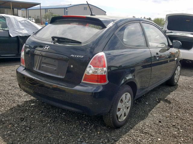 KMHCM3AC6AU153998 - 2010 HYUNDAI ACCENT BLU BLACK photo 4