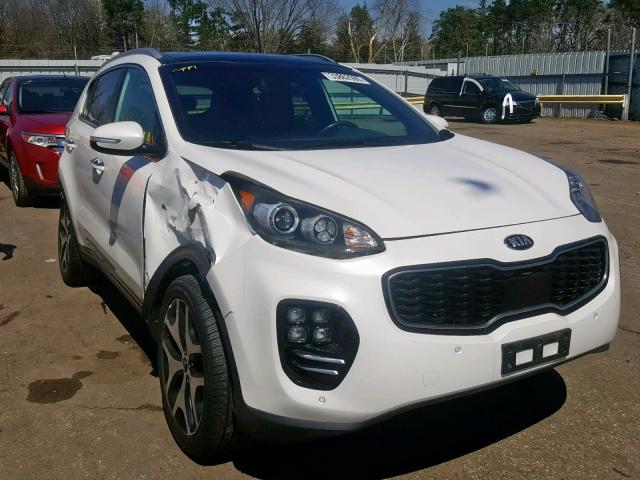 KNDPRCA62H7062110 - 2017 KIA SPORTAGE S WHITE photo 1