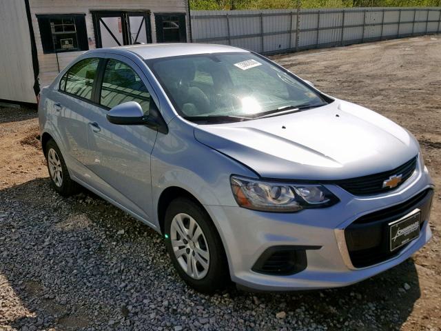 1G1JA5SH9H4144662 - 2017 CHEVROLET SONIC LS SILVER photo 1