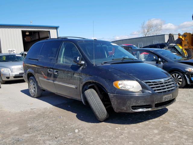 2A8GP54L06R919175 - 2006 CHRYSLER TOWN & COU BLACK photo 1