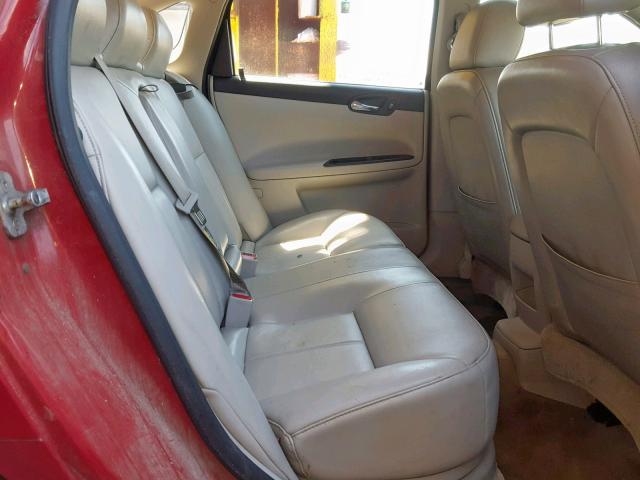 2G1WU583481197192 - 2008 CHEVROLET IMPALA LTZ RED photo 6