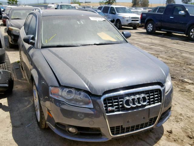 WAUKF98E98A116313 - 2008 AUDI A4 2.0T AV GRAY photo 1