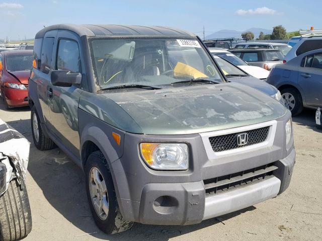 5J6YH18604L008933 - 2004 HONDA ELEMENT EX GREEN photo 1