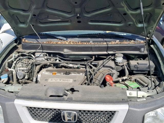 5J6YH18604L008933 - 2004 HONDA ELEMENT EX GREEN photo 7