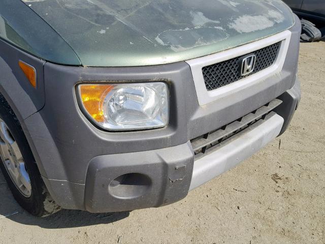 5J6YH18604L008933 - 2004 HONDA ELEMENT EX GREEN photo 9