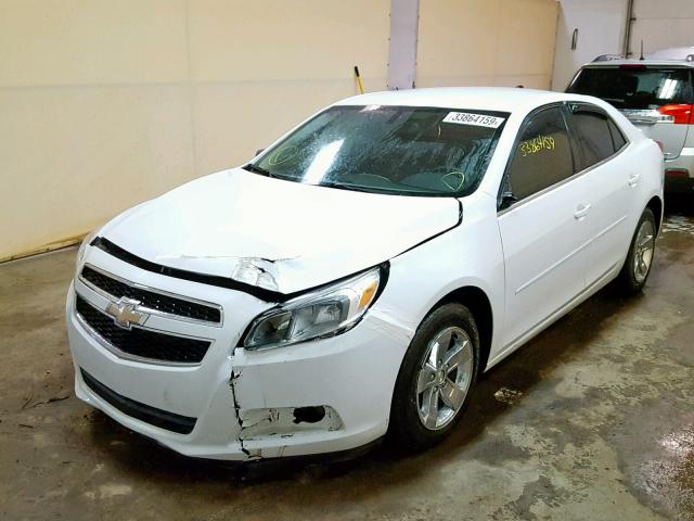 1G11B5SA7DF296762 - 2013 CHEVROLET MALIBU LS WHITE photo 2