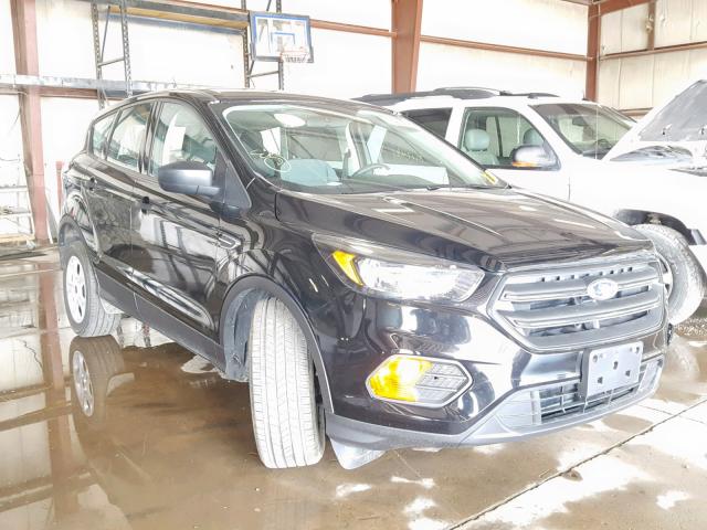 1FMCU0F72JUA80834 - 2018 FORD ESCAPE S BLACK photo 1