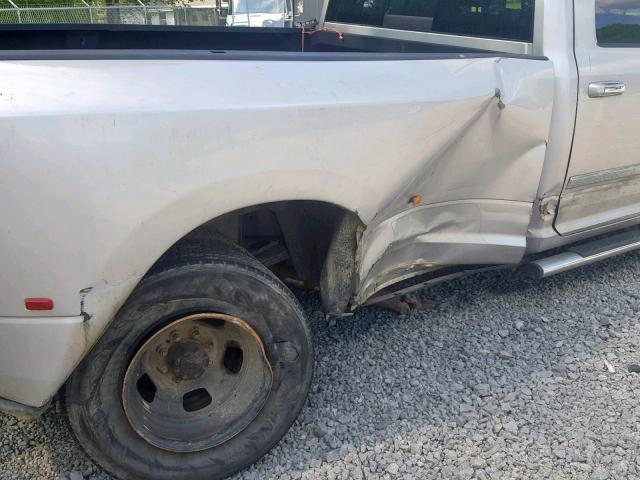 3D73Y4CL8BG505663 - 2011 DODGE RAM 3500 SILVER photo 9