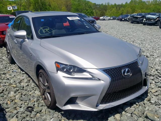 JTHCF1D29F5021646 - 2015 LEXUS IS 250 SILVER photo 1